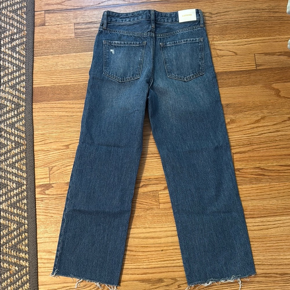 Distressed Blue Jeans - Picture 3 of 4